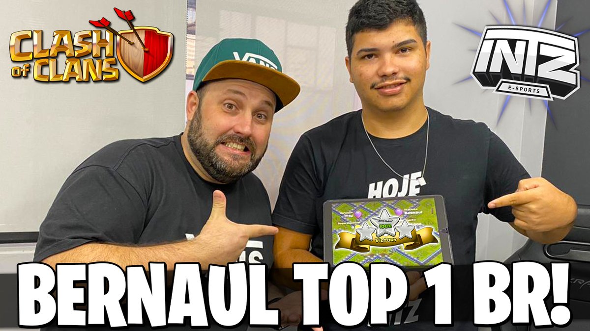 BERNAUL DEU PT no ITZU e FECHOU TOP 1 BR!! (INTZ) 
Link do Vídeo: youtu.be/kP-D6XIsFxs
<a href="/ClashofClansBRC/">Clash of Clans BR</a> #clashofclans @intz <a href="/Bernaulcoc/">Elevate Bernaul</a>