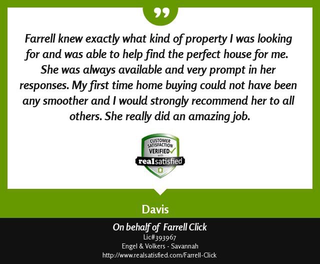 FarrellClick's tweet image. Nothing better than when friends become clients.  Loved working with this new physician in town to find the perfect Downtown Savannah home.  Exciting year for this buyer &amp;amp; can't wait to see the personal touches he adds to his new home!

See more: realsatisfied.com/Farrell-Click