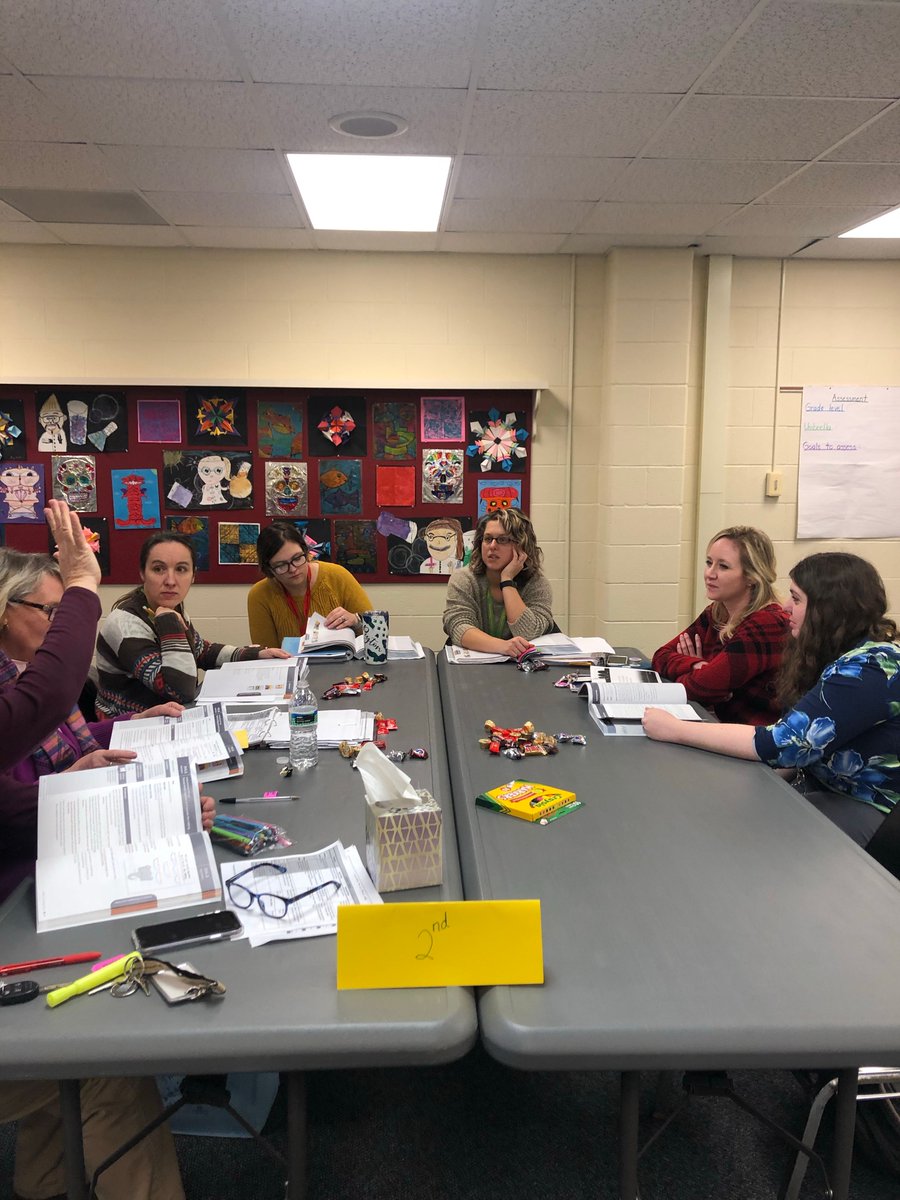abetterfairview's tweet photo. @VaileVipers and Fairview Lions joined forces today for an awesome professional development honing skills on @FountasPinnell assessment. Teamwork makes the dream work! #fairviewlions #givemecandy https://t.co/ptJ24OS1uv