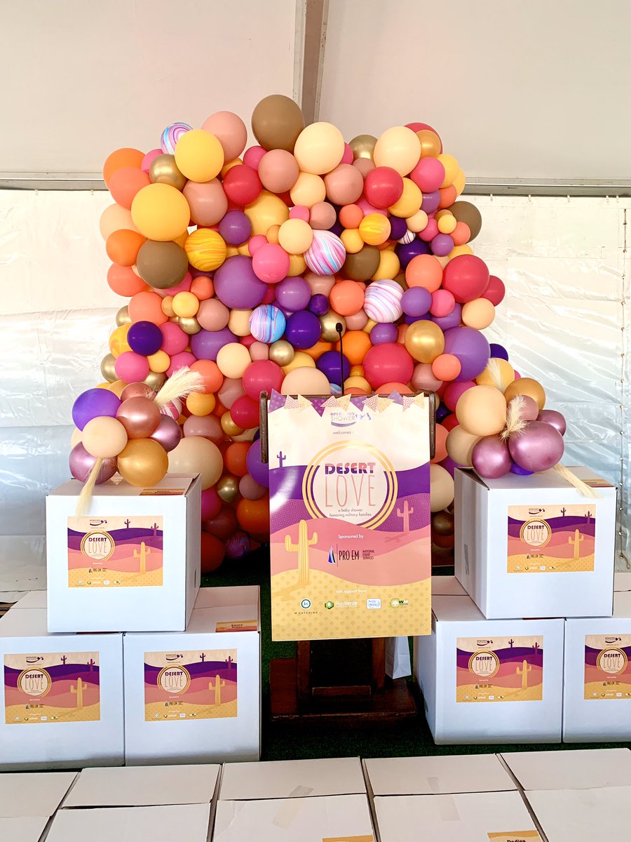 JRead2018's tweet photo. I’ve spent the last 2 days at the @WMPhoenixOpen with @OperationShower throwing the Desert Love Baby Shower for our military moms! It’s just a little bit of a way to honor the men & women who protect & serve us everyday! #operationshower #honor #serve https://t.co/vzaJhyvZG0