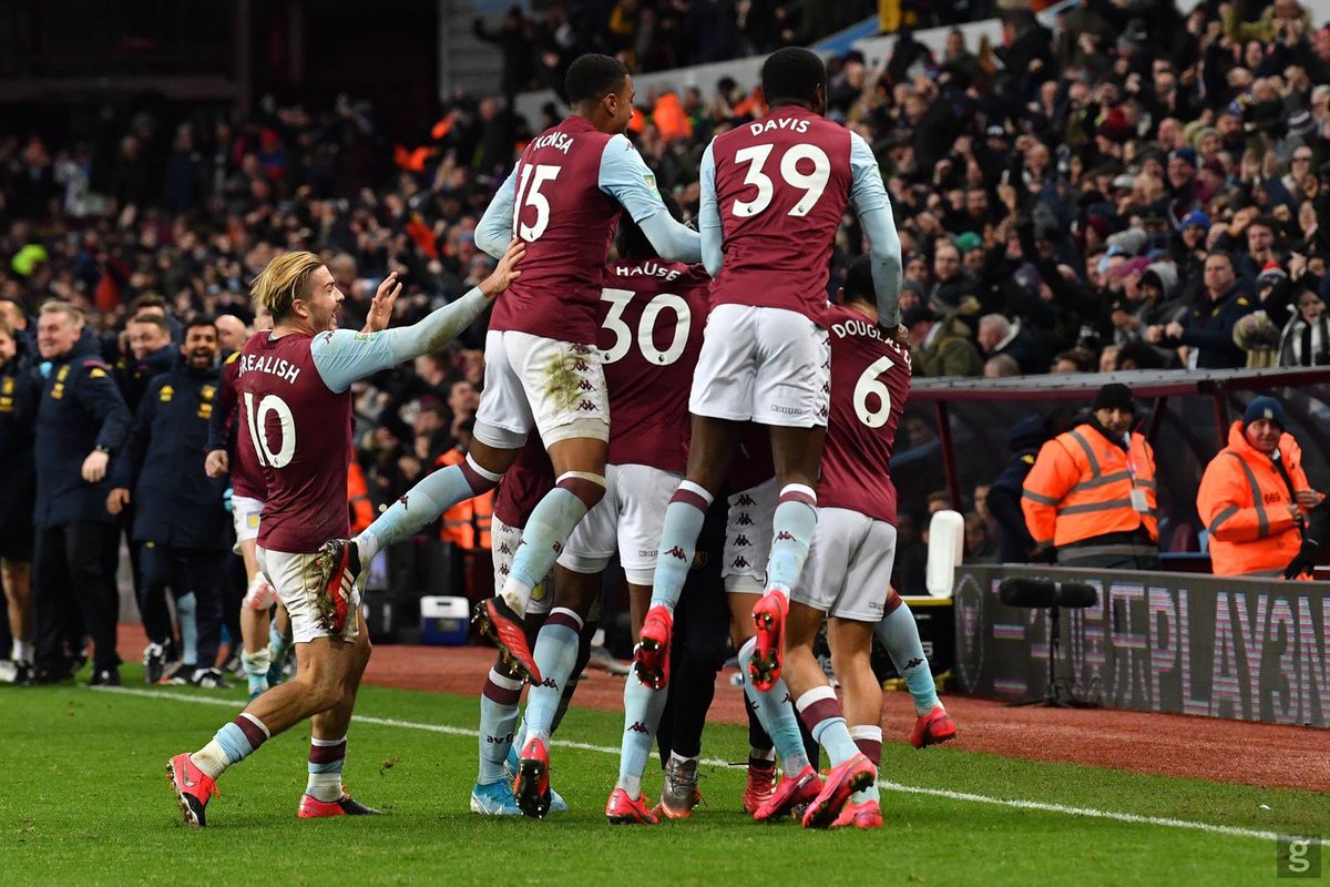 EzriKonsa's tweet photo. We’re the famous Aston Villa and we’re going to WEMBLEY!!! The fans were immense! 🙌🏽 #UTV https://t.co/Lwc7srfsaj