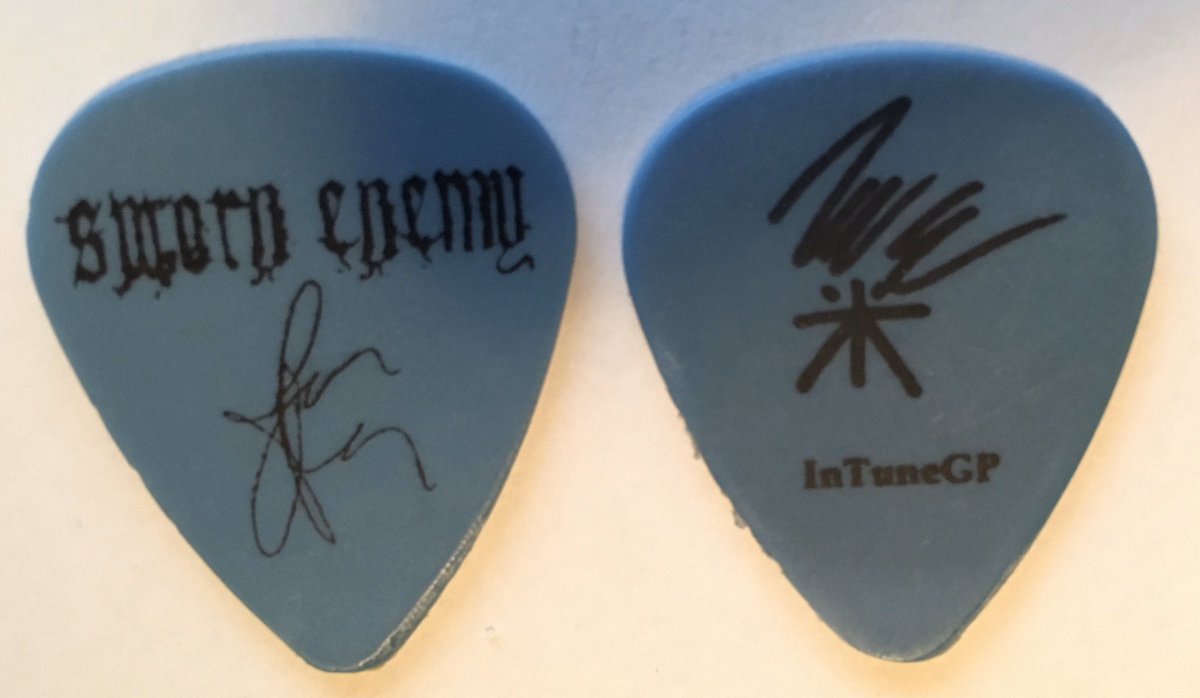 DWGethings's tweet image. .@SwornEnemyNYC whose picks are these? 
#SwornEnemy #GuitarPicks #HelpIdentify #NYHC