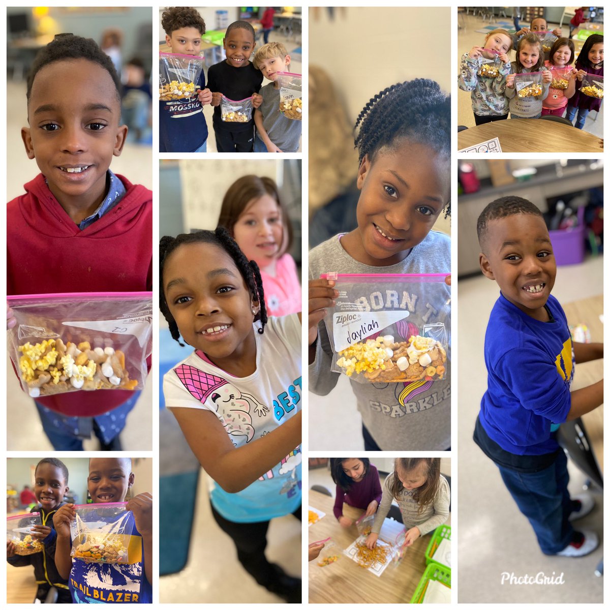 LRS_MrsShell's tweet image. @SycamoreElemen1 First graders enjoyed creating a 100 piece snack for the #100thDayOfSchool #LearningIsSweet