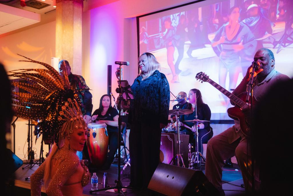 BU_Tweets's tweet image. Close up: A week of festivities celebrating the opening of the @BUHTC’s new home at 808 Comm Ave culminated with a night of music, dancing, and food last Saturday. Boston-area R&amp;amp;B and jazz singer @divadish2 and guitarist Wali Ali were among the entertainers.