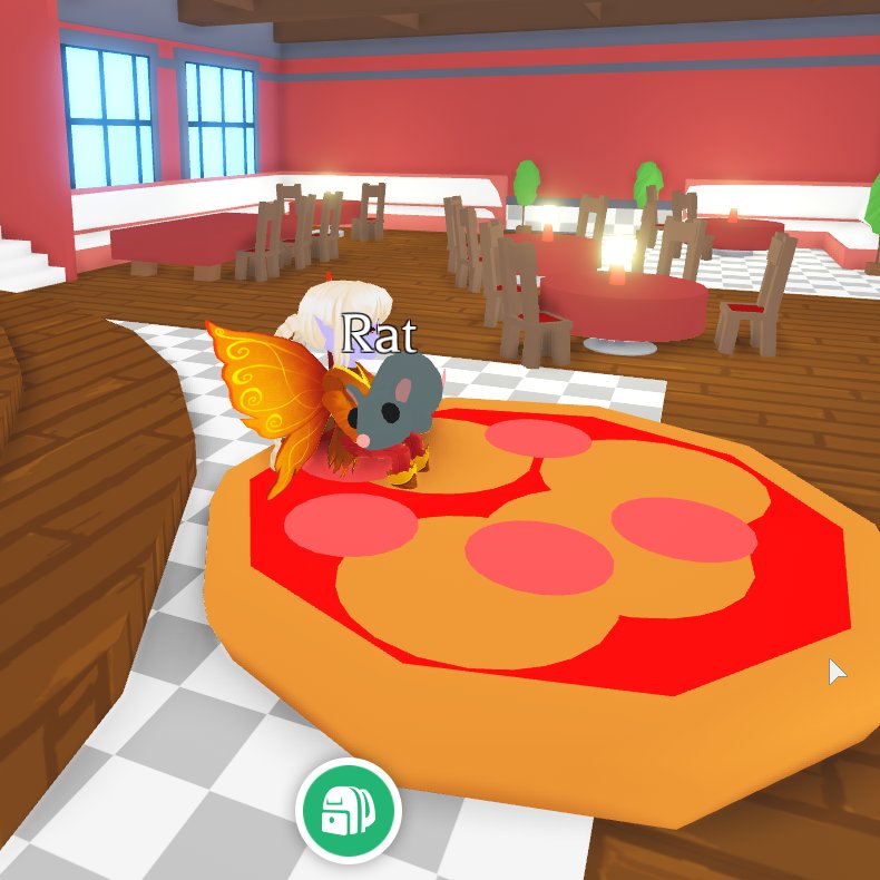 Adopt Me On Twitter Oh To Be A Rat Held Tenderly In The Arms Of Someone On Top Of A Pizza Float - roblox adopt me pizza house
