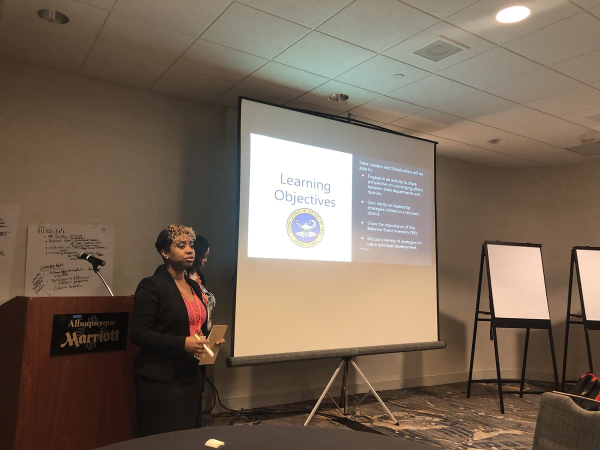 Rosalyn4SI's tweet photo. Very excited to learn more about the strategic partnership between the Pennsylvania Department of Education and the City of York School District to build capacity in school and district leadership to improve outcomes for students. #CCSSO #StatesLeading https://t.co/24v1O23vZu