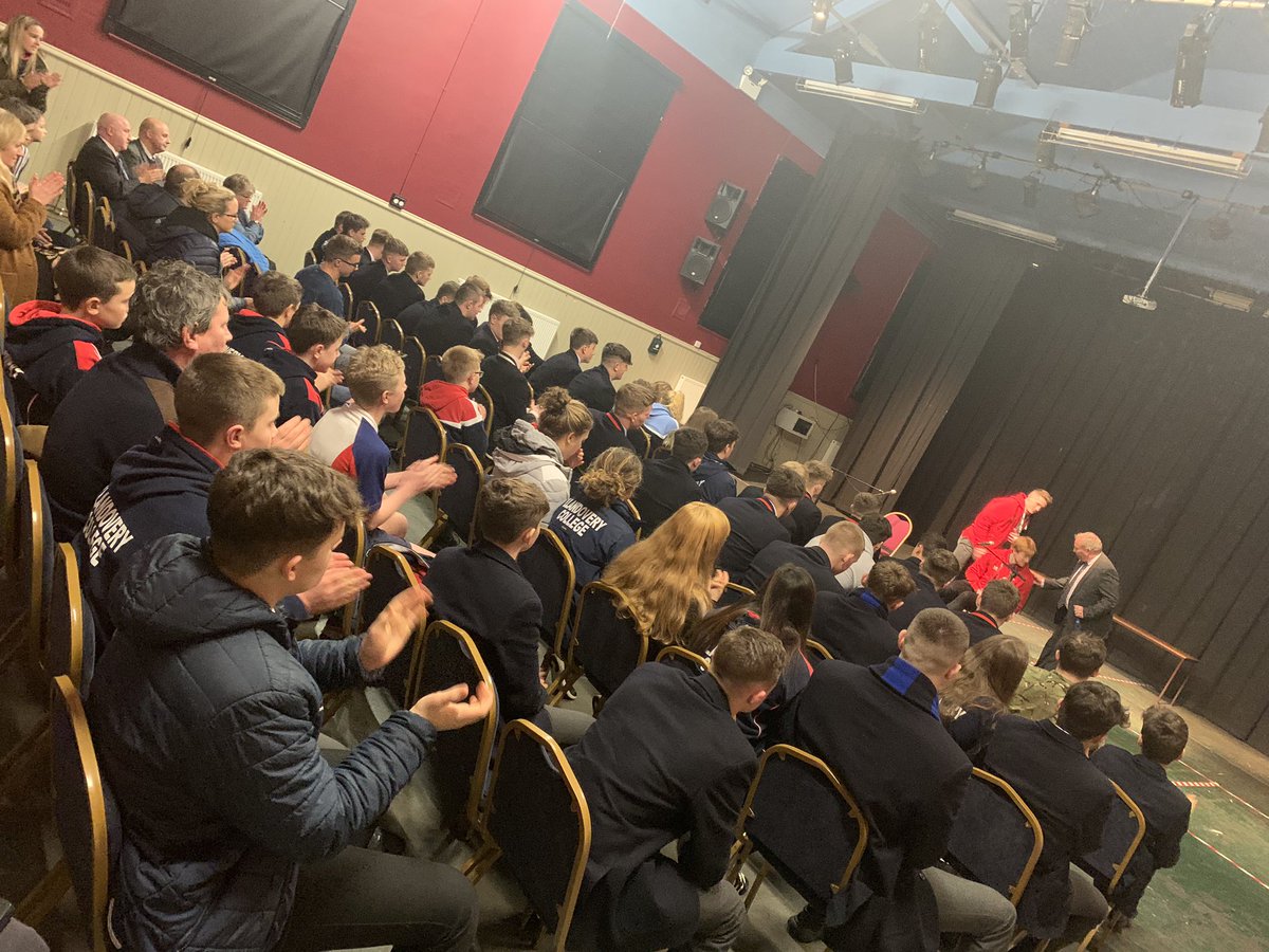 Thank you both @JonFoxDavies and @rhys_patch for your fantastic insights into life as professional rugby players. #yourbodyisyourbusiness #hardworkpaysoff Thanks again to Jon Williams @ProAthleteSupps for facilitating this great experience for our pupils @LlandoveryColl