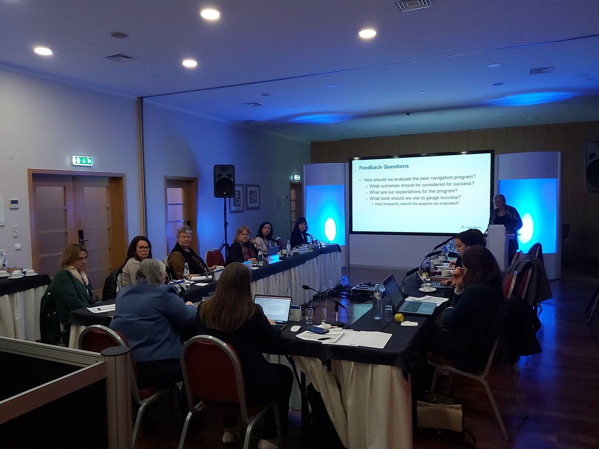 runciecwc's tweet photo. A great honour to join my colleagues at the Global Peer Navigation Program Steering Committee meeting in Portugal.
We are working to ensure that globally, metastatic breast cancer patients receive peer support, emotional support & quality of life.
#ChokeCancer #peernavigation https://t.co/caa24TnaGy