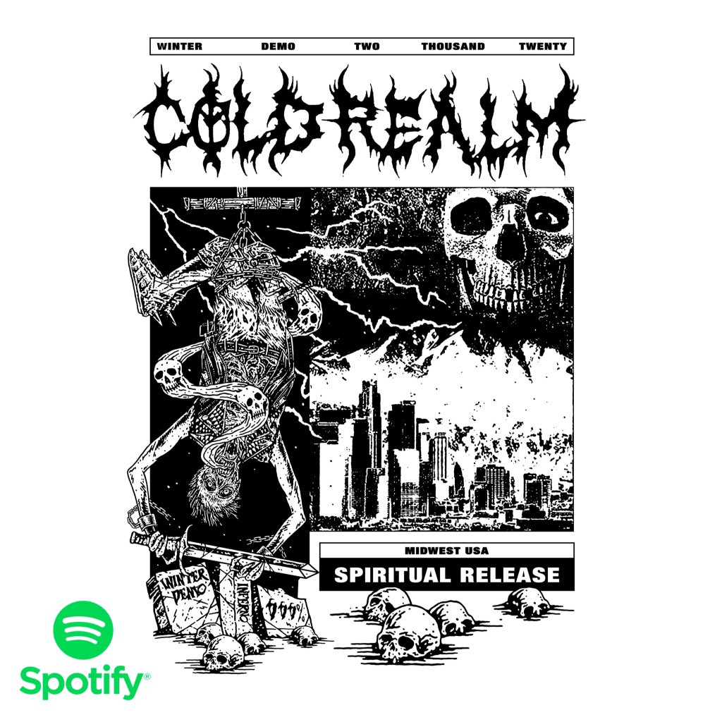 ColdRealm's tweet image. Now streaming on Spotify. 

Put this shit on repeat.
