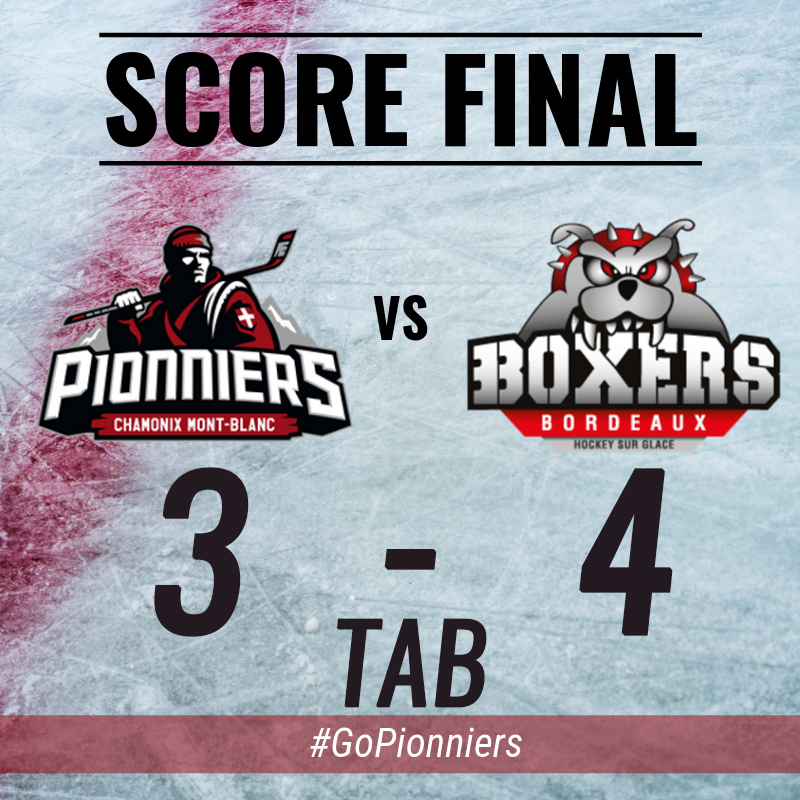 PionniersHockey's tweet image. 🚨 #POSTGAME 🚨
Défaite des Pionniers 4 buts à 3 aux tirs aux buts face aux @BoxersBordeaux. Prochaine rencontre, vendredi soir, à Pole Sud, face aux @bruleursdeloups ! Go Pionniers !
#CHEBOR #SLMHockey #GoPionniers