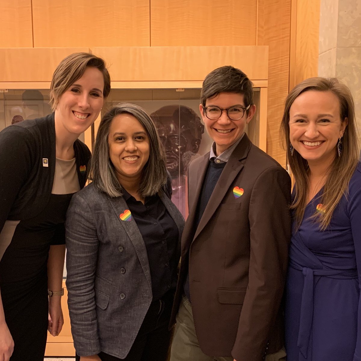 Four people at Virginia State House