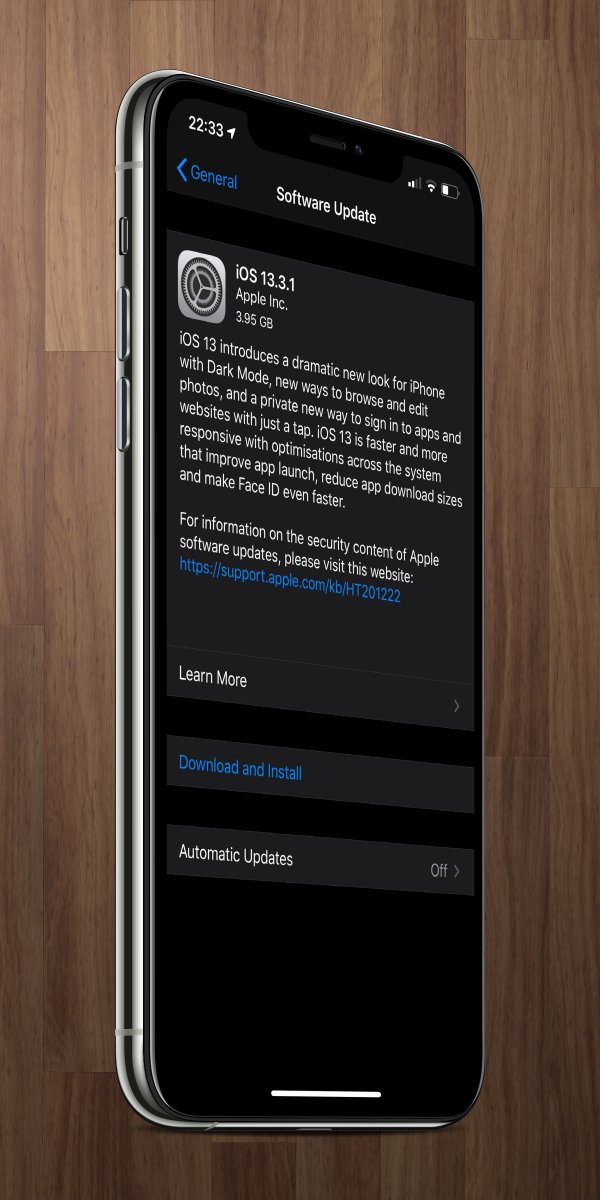 MaxdMerc's tweet image. iOS 13.3.1 

#iOS1331 

#Apple #iPhone #iOS