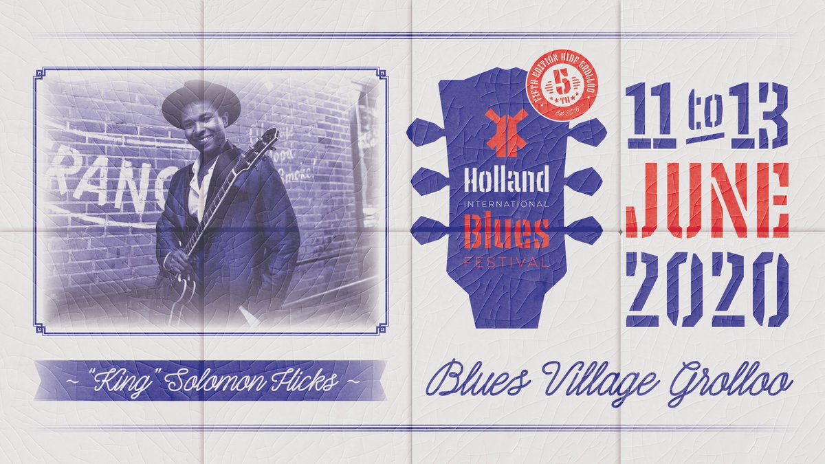 King Solomon Hicks keert terug naar Holland International Blues Festival. De briljante gitarist is toegevoegd aan het programma van zaterdag 13 juni. Voor meer info kijk je op hollandinternationalbluesfestival.com #hibf2020