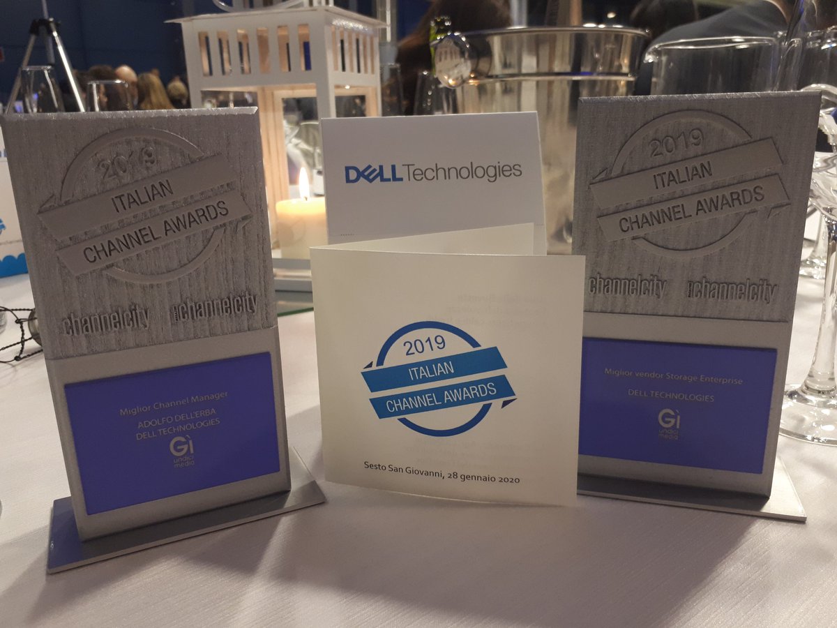 GLucaColo's tweet photo. Italian Channel Awards 2019. Best Channel Manager is Adolfo Dell'Erba!!! Best Enterprise Storage Vendor is Dell Technologies!!! #ica2k19 @DellEMCItalia @AdolfoDell @fabio_zzz_74 @f_ligresti @FedericoSuria @EmiliaSarno @S_Gilderdale @scwilson @albastianon @FabryGarr https://t.co/dVDhs4ouWx