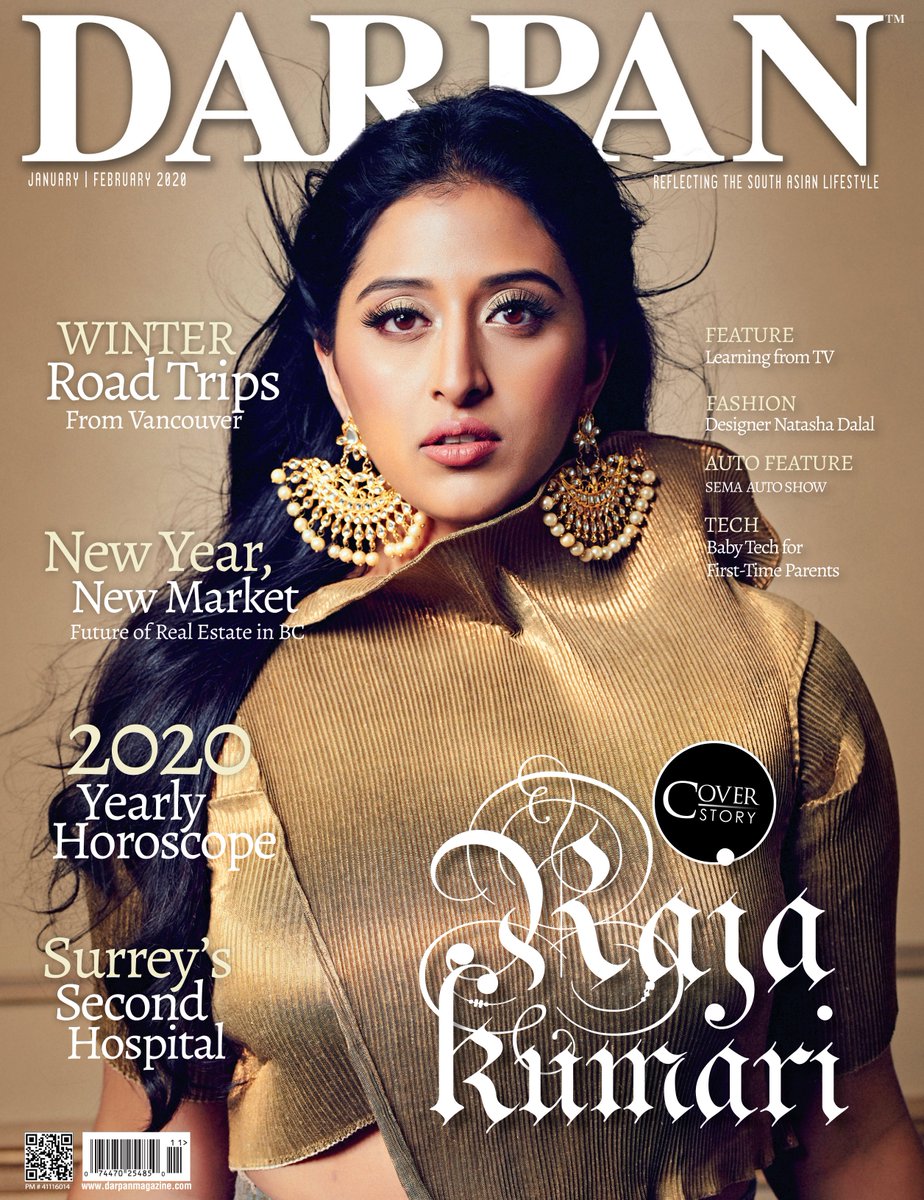 darpanmagazine's tweet photo. #JanFeb2020 issue features international #hiphop, pop, dance #musicartist @TheRajaKumari. This global #rapper perfectly blends #music from her birthplace & her roots. Read all about her #musicaljourney at https://t.co/dRrE4X6avI #RajaKumari #Globalsinger #GrammyNominated #inspire https://t.co/Lmo27DcD6I