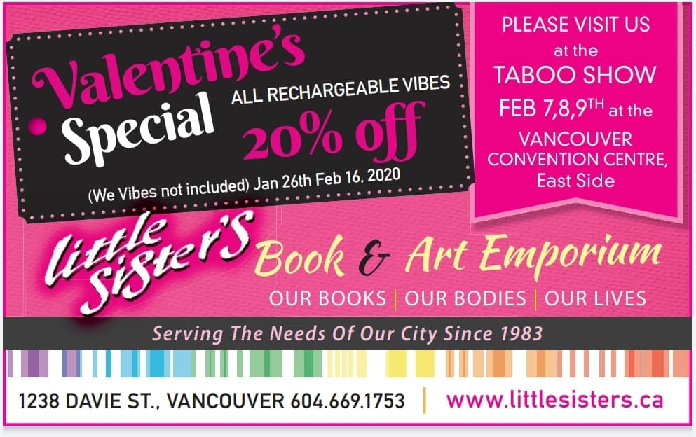 VALENTINES SALE HAPPENING IN STORE - DO NOT MISS OUT :) ALL DETAILS IN PROMO POSTER ATTACHED #love #ValentinesDay #sale #vancouver #love #fun #sex #littlesisters #tabooshow