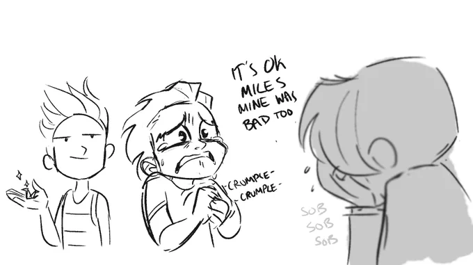 don't worry guys his best friend is a sympathetic crier 