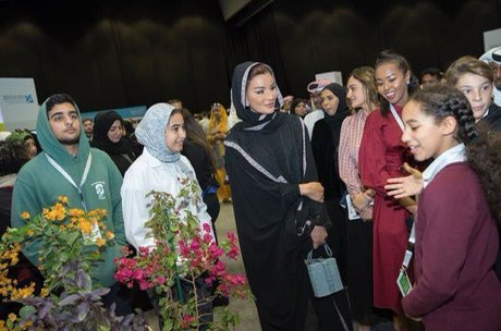 MarsalQatar_EN's tweet photo. HE Sheikha Moza bint Nasser partakes in #IAMQF event to highlight QF's 25-year achievements in education, research, and community development.
#Doha #Qatar #MarsalQatar https://t.co/VdMz2rKkU0