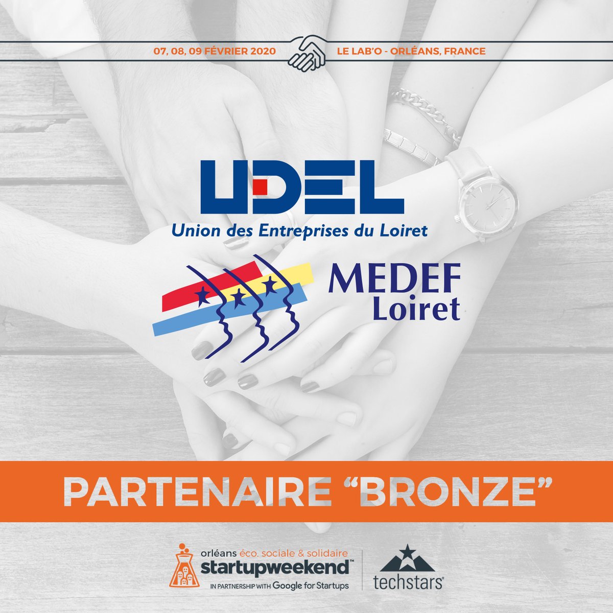 SWOrleans's tweet photo. [PARTENAIRES] Merci à @ISCParisSchool (Campus Orléans) - @pepitecentre - @ADIRCcentre - @Udel_Medef45 - partenaires du @SWOrleans 2020 !!

Inscription au #SWORLEANS #ESS ➡️ https://t.co/FEGUmpGOcS

#Orleans #ISCParis #PepiteCentre #ADIRC #UDEL #PartenaireSWO9 https://t.co/XOQWq0AqZ8