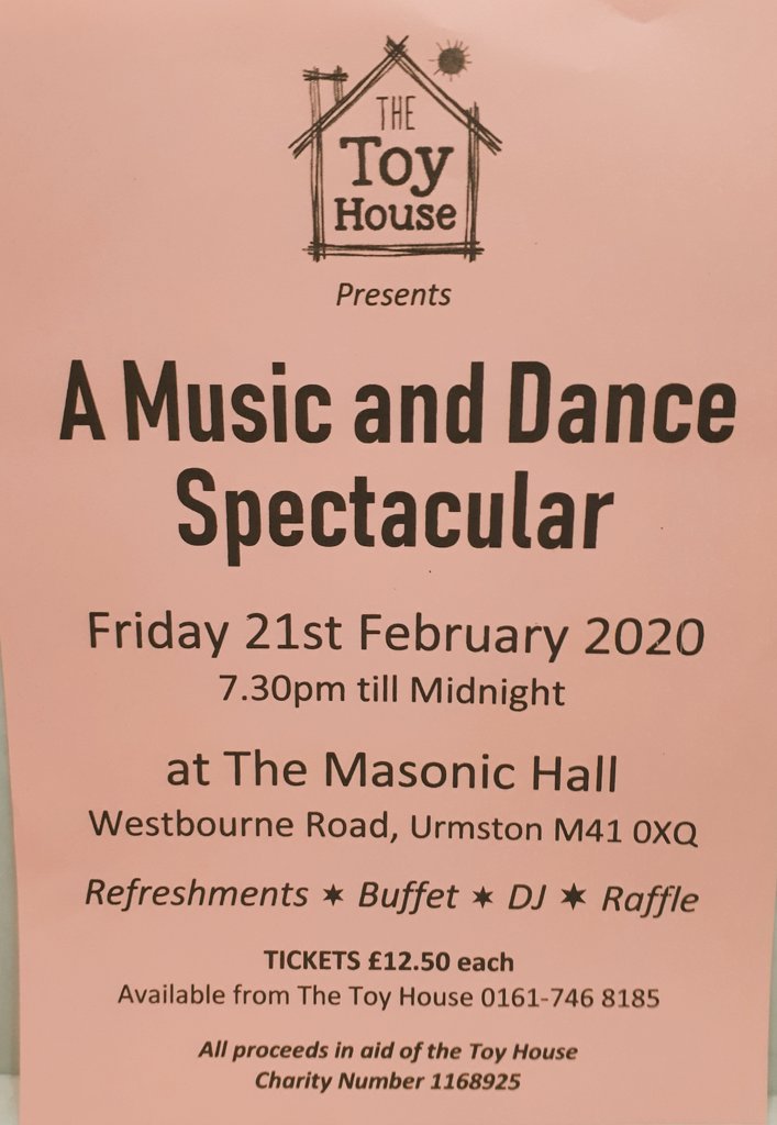 Fundraising Evening for ThevToy House ... info on the poster 💃🕺