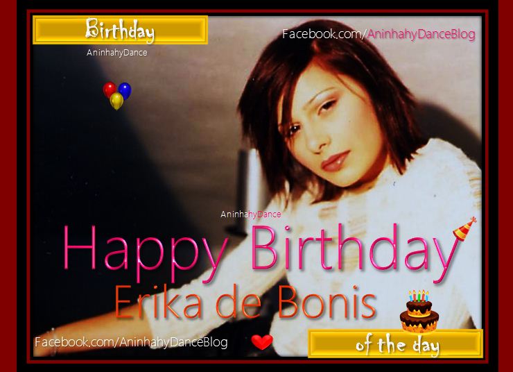 AninhahyDance's tweet photo. ✨ ANIVERSARIANTE DO DIA ✨
Dona de um dos maiores HITS da Dance Music dos anos 2000 : ''I Don't Know''. Hoje,a @ErikadeBonis,está completando 36 anos. Auguri,Erika! 🥳🎂❤️🎈🎉
#ErikaDeBonis #00s #Singer #Anos2000 #DanceMusic #Dance #ItaloDance #Dance2000 #HappyBirthday https://t.co/pNkxffAf7Q