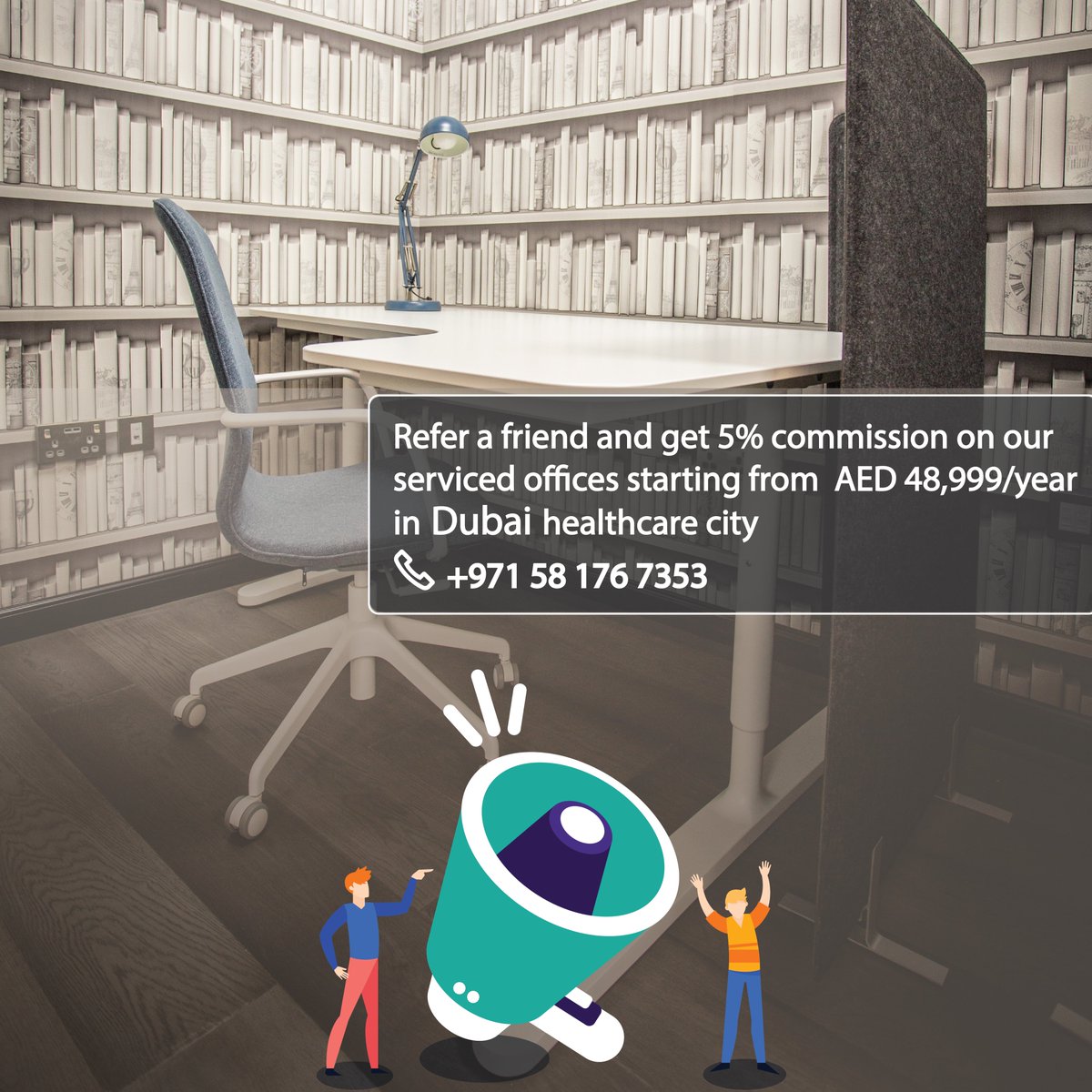 grgbcenters's tweet photo. Refer a friend and get 5% referral commission on our serviced offices in Dubai healthcare city
Contact us:
+971 58 176 7353 | https://t.co/MCxXAFnwvn
#refer #referfriend #referral #commission #business #businesscenter #businesssetup #register #dubai #mydubai #uae #abudhabi #دبي https://t.co/q0MeoS6IWK