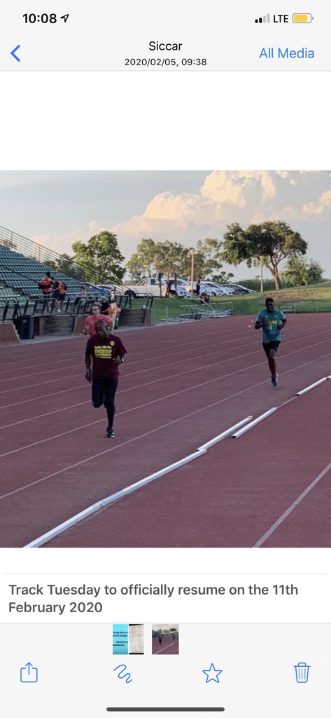 afrikatau's tweet photo. We begin Tuesdays  track session starting at 17h30 pm at Ruimsig Stadium , this is where Pb’s are created#loverunning #Anotherlevelchallenge #Thesisruncru #Fatcats https://t.co/2evJCF1N6Z