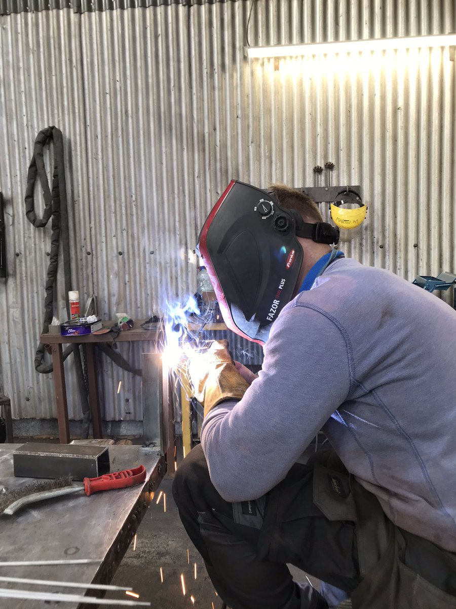 CDSmetalwork's tweet photo. Some stick welding practice and exams going on in Ballyfoyle this week.
#generationapprenticeship
#engineeringthesoutheast #makingmetalworklessordinary https://t.co/2I3wtD4jFj