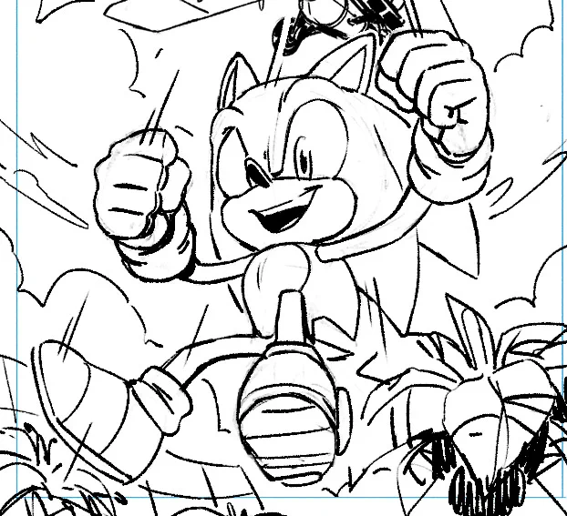 It seems like it's been a rough evening on a lot of levels, so I'll leave y'all with another nice sketch before turning in 