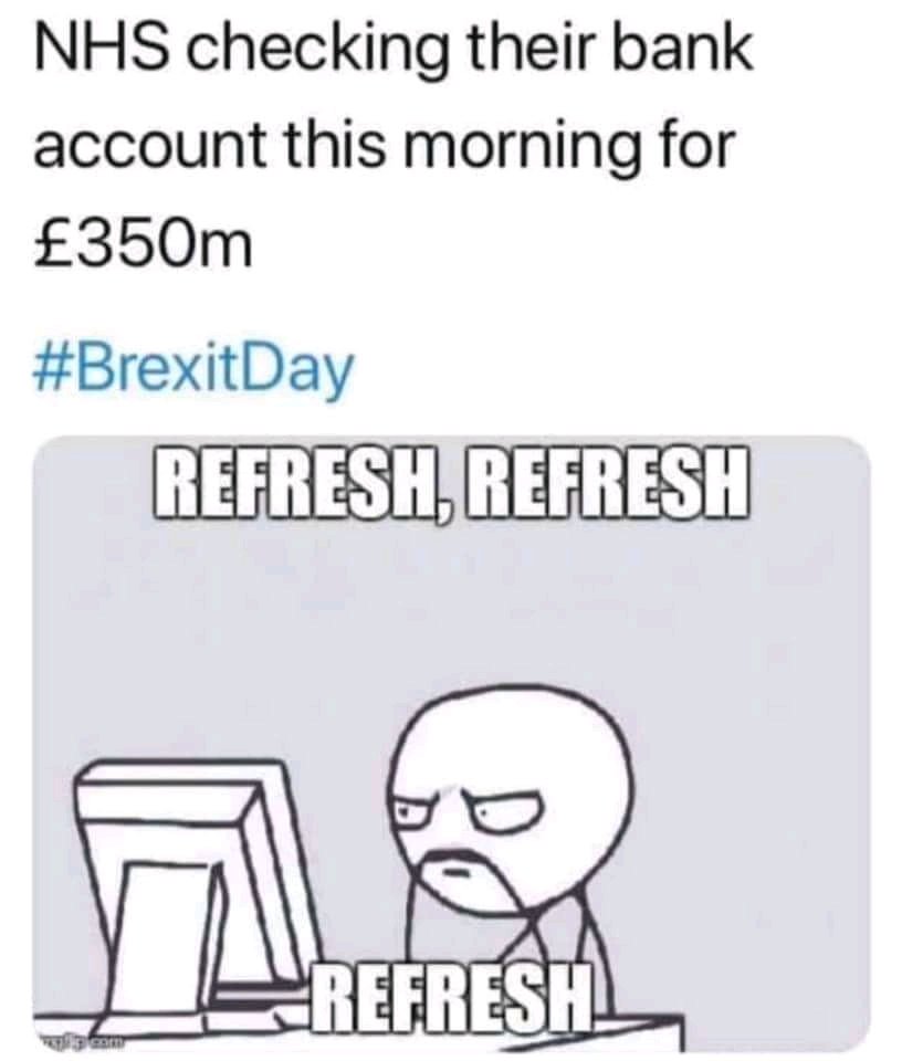 leftdask's tweet photo. #BrexitDay #brexit https://t.co/dIntUqg93P