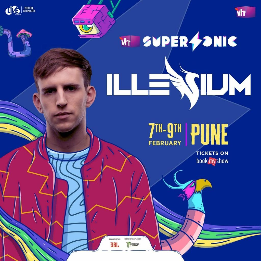 rathod_kinnari's tweet photo. No, you’re not dreaming. The future bass sensation @illeniummusic is making his debut performance in India at #Vh1Supersonic2020 

Grab your tickets now at: https://t.co/ug5dCmfiaS…/vh1-supersonic-festi…/ET00118253 https://t.co/Vx59zO9E0X