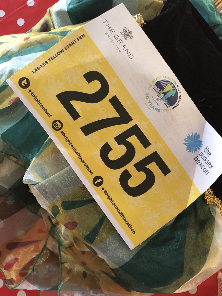 coynes's tweet photo. 2 things arrived whilst away... my @brightonhalf number and my #AFKPrincess dress It’ll be hard to spot me in this beauty all in aid of my good pals @my_AFK spare some change for this wonderfabulous charity will you please?  https://t.co/bELu0X0xFw #runpals #teamafk #brightonhalf https://t.co/XzYHzVxgtp