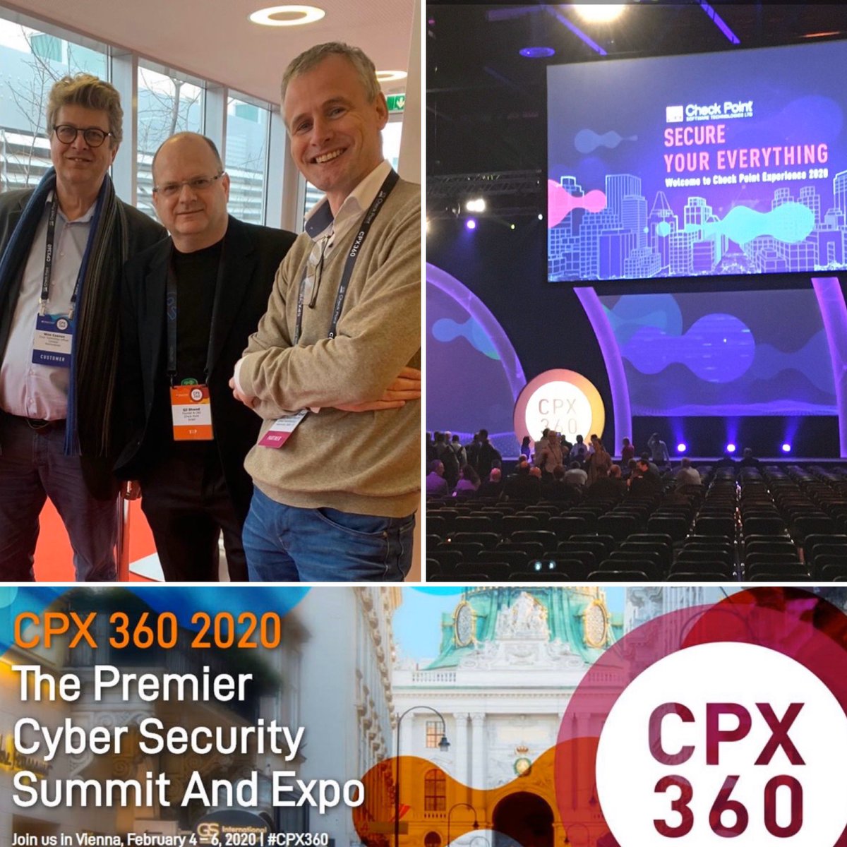 conscia_nl's tweet photo. Conscia is de komende dagen in #Wenen om @CheckPointSW CPX360 bij te wonen. We zien daar de nieuwste ontwikkelingen mbt Informatiebeveiliging en kijken uit naar de demonstraties en presentaties tijdens deze 'must attend' voor IT-beveiligers
#WeAreConscia #Wenen https://t.co/PnVsfeMFHb