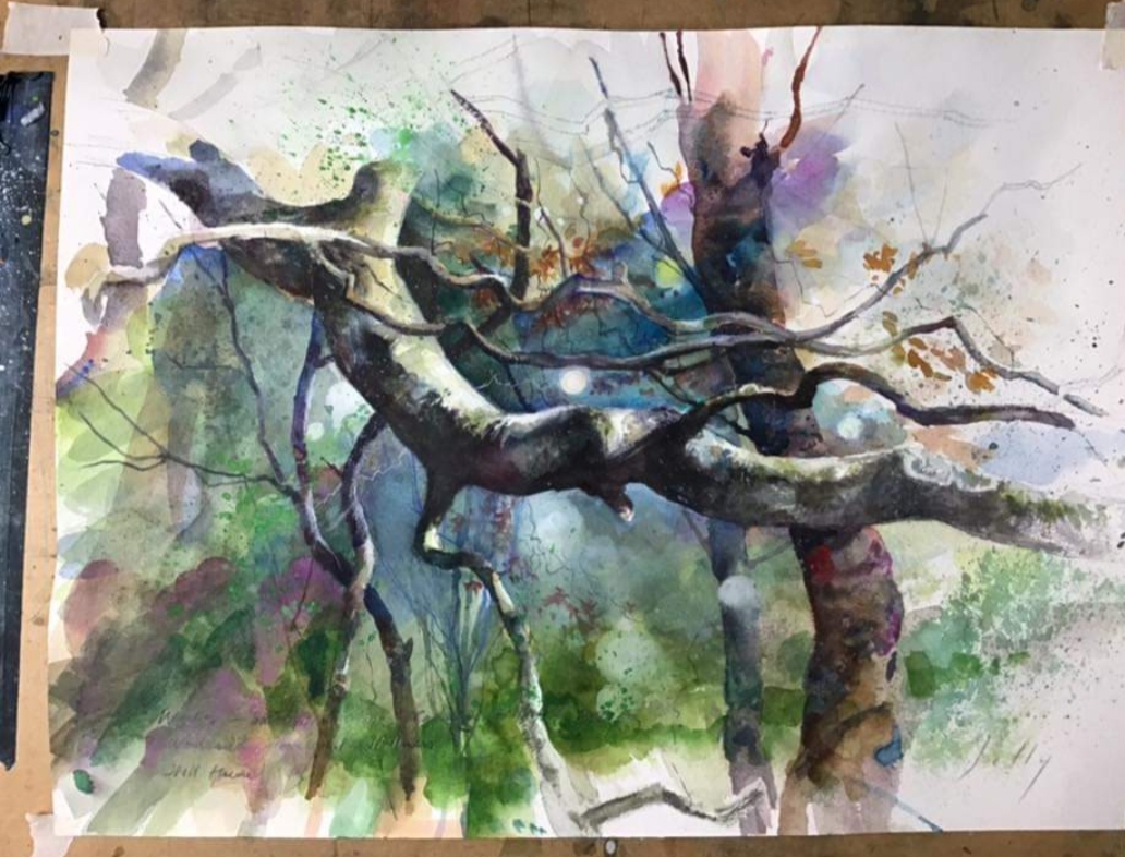 Academician Vin Jelly demonstrates his water colour painting technique in this short video. @swacart <a href="/vin_jelly/">Vin Jelly</a>
#watercolor #watercolourtrees

youtu.be/MViH_b5FzqI