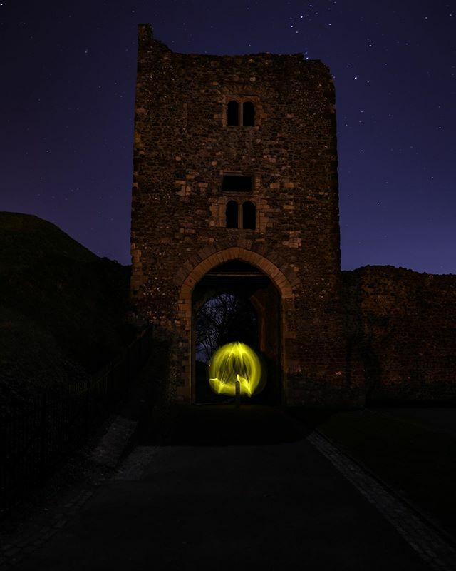 bigwelshpaul's tweet image. Messing about at Dover Castle with a glow stick. #photocourse #dovercastle #glowstick #canoneosr #fstopgear