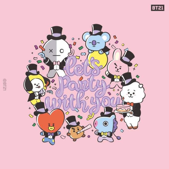 Bt21カフェのtwitterイラスト検索結果 古い順