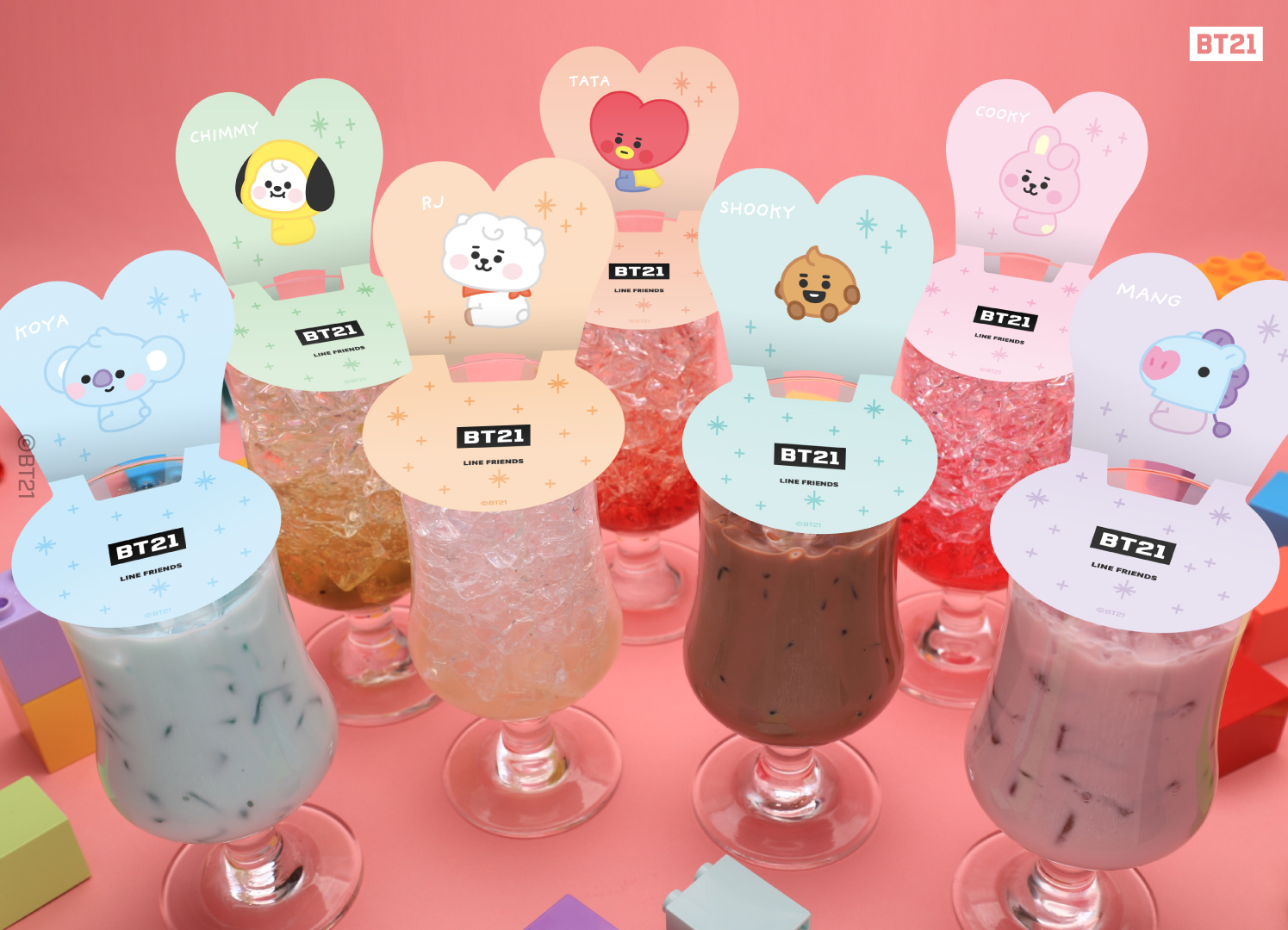 BT21 カフェ　まとめ売り BT21 カフェ まとめ売り BT21コラボカフェが東京＆大阪に再