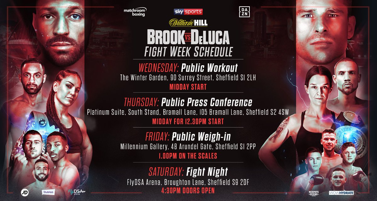 Ringcraftboxing's tweet photo. Kicking off fight week today for @MatchroomBoxing with the public workout in Sheffield...🥊

#BrookDeLuca https://t.co/giqdExhoo3