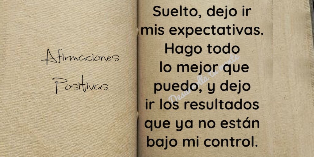 ddesarrollate's tweet photo. #afirmacionespositivas, #afirmacionesdiarias, #desarrollatumente, #reprogramatusubconsciente, https://t.co/715zFx6HKQ