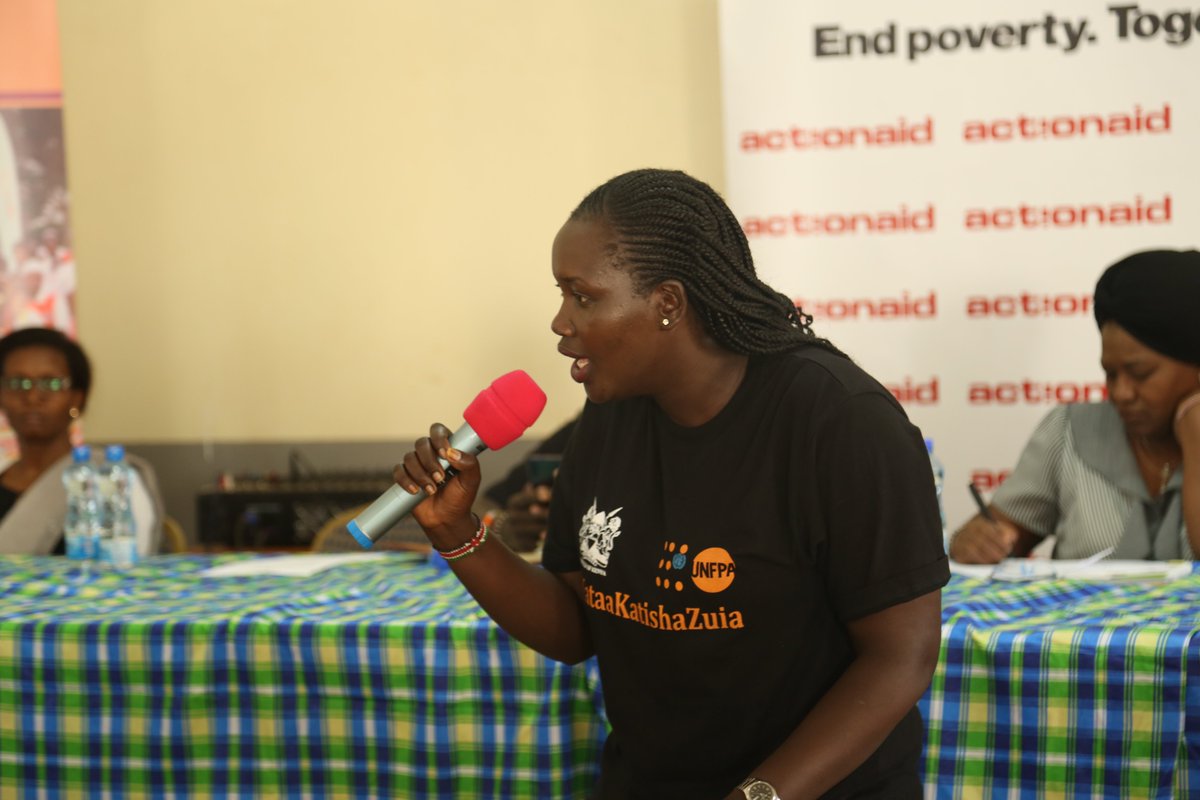 ActionAid_Kenya's tweet photo. Take the campaign against #FGM as your responsibility. Take lead to #EndFGM and we will support you as government. @Rachelshebesh says. #KataaKatishaZuia #YouthEndFGM https://t.co/8l5ZGMob9h