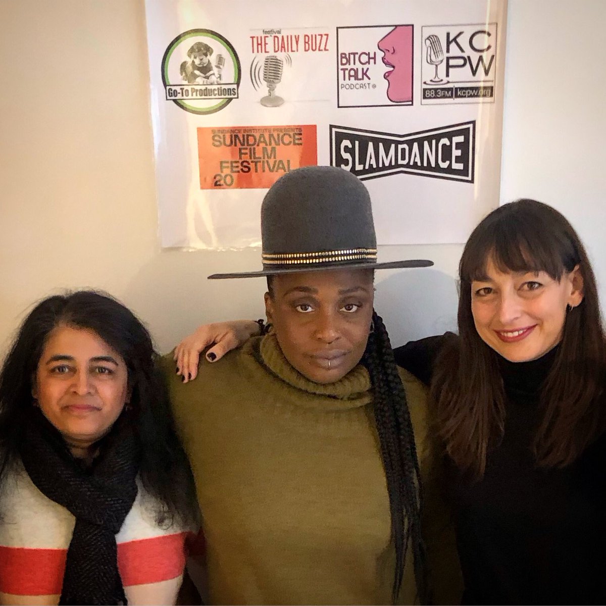 FestDailyBuzz's tweet photo. Frustrating #irl conversations instigated by women rising in film. Did you listen tonight on @KCPW? We spoke with #womeninfilm composers @annenikitin @nainitadesai and @Tamar_kali from @AssistantFilm @ReasonIJumpFilm #Shirley #lostgirls #thelastthinghewanted https://t.co/4BWgUKh3Lt