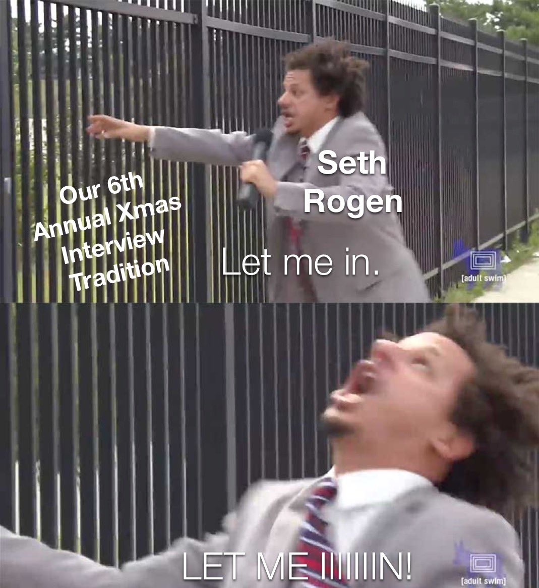doitfordigby's tweet photo. There are 325 days until Christmas. Seth, you’re still invited to our wholesome cause of watching “The Interview” on Xmas, as is literally anyone else in that cast. #doitfordigby 

Also, I just watched the “Lion King” on #DisneyPlus - you and @ericandre stole the show! https://t.co/Ps2Pd415dD