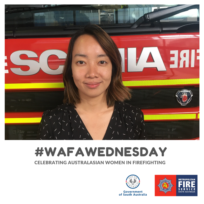 SA_MFS's tweet photo. On #WAFAWednesday we're welcoming Josephine, who's joined the MFS for 12 months as our Media &amp; Communications Officer. With a BA Journalism &amp; BA International Relations, she brings great experience &amp; knowledge to her role.

#Welcome #WomenAndFirefighting @WAFA_Comms https://t.co/VlQBV5AmR0