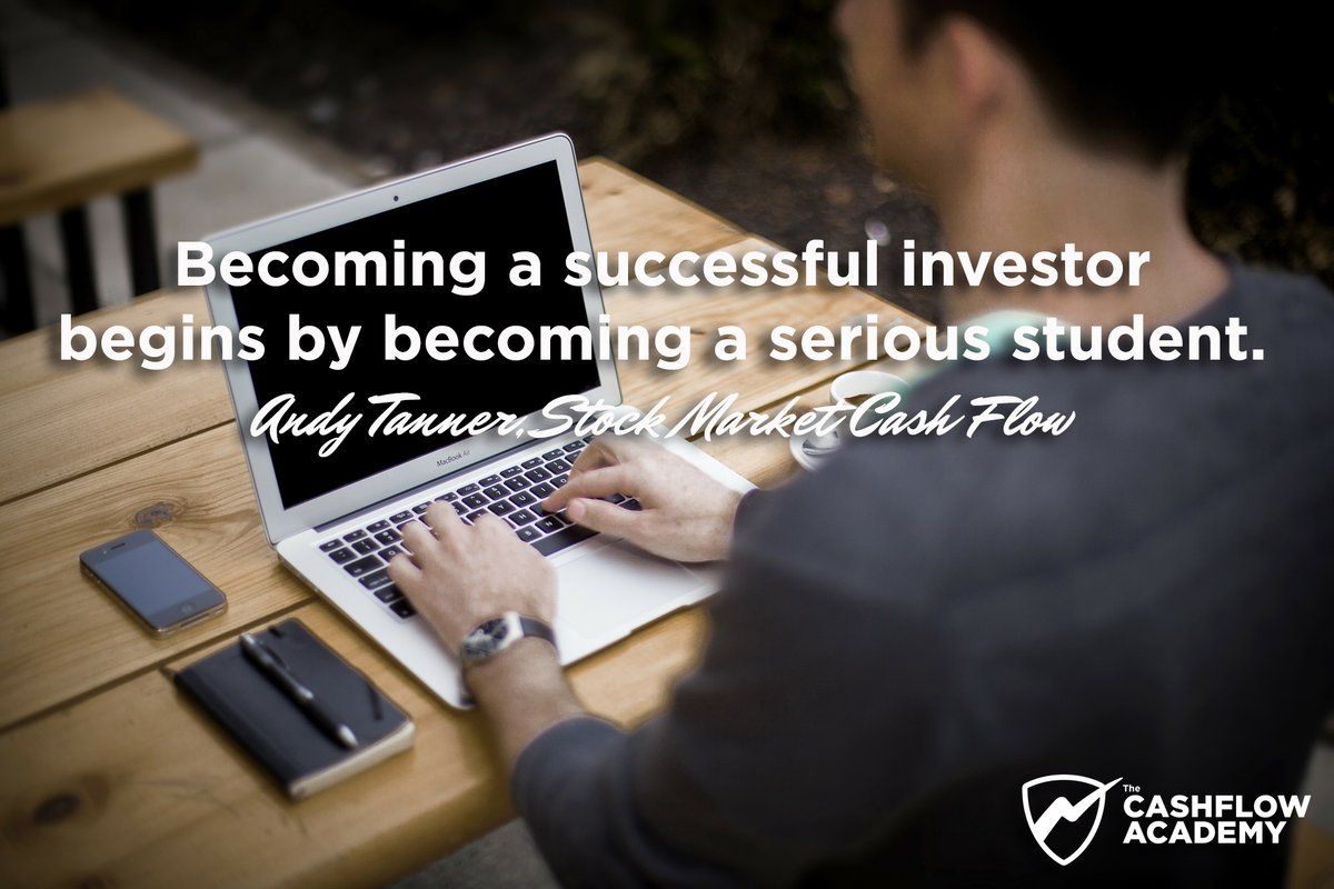 Official_TCFA's tweet photo. Becoming a successful investor begins by becoming a serious student. Learn more at https://t.co/D6WC09XPUa #andytanner #stockmarketcashflow https://t.co/uqVC8J8jKH