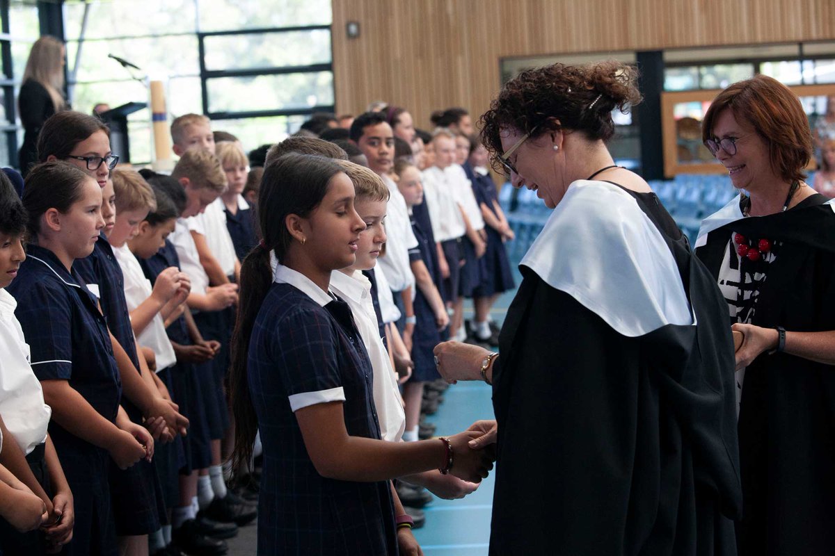 PCACS_'s tweet photo. Congratulations to all of School Prefects, Captains and leaders of our School in both Primary and Secondary School who were today acknowledged and presented with badges as part of the Principal's Assembly and Commissioning Ceremony. #pcacslife https://t.co/WOcOwBsSZR