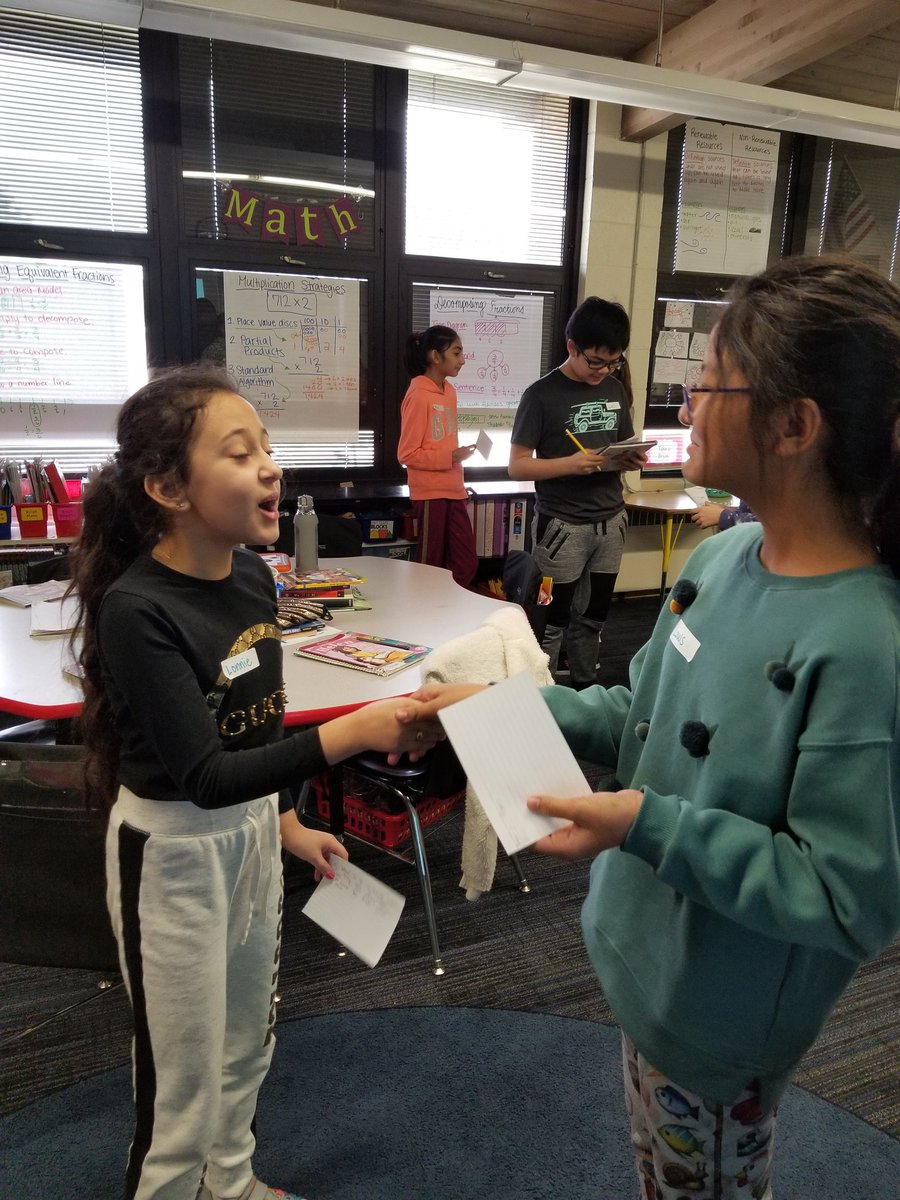 Ms_Young_Melzer's tweet photo. We celebrated the end of our biography unit with a social! Students had to pick a person they read about and stay in character as they walked around meeting new people. #63success #tcrwp https://t.co/TIsg77GSWV