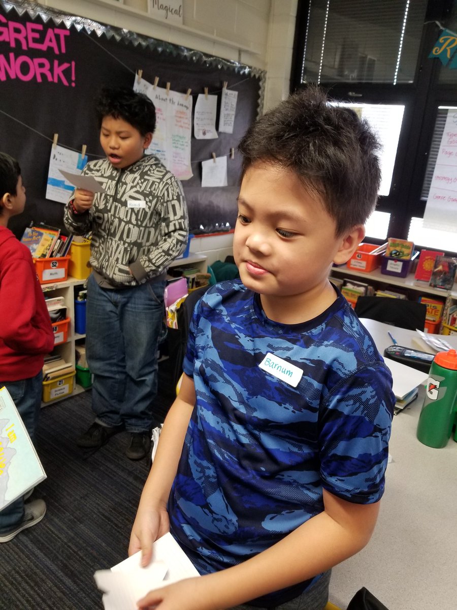 Ms_Young_Melzer's tweet photo. We celebrated the end of our biography unit with a social! Students had to pick a person they read about and stay in character as they walked around meeting new people. #63success #tcrwp https://t.co/TIsg77GSWV
