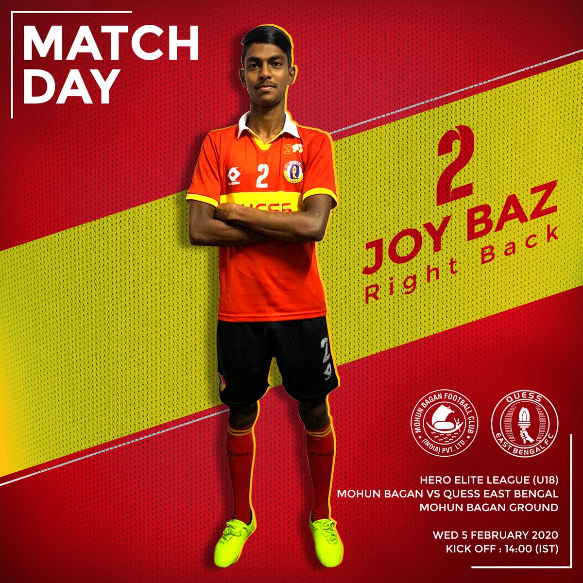 eastbengal_fc's tweet photo. Match Day. Derby it is. https://t.co/Npd4y7BQ6t