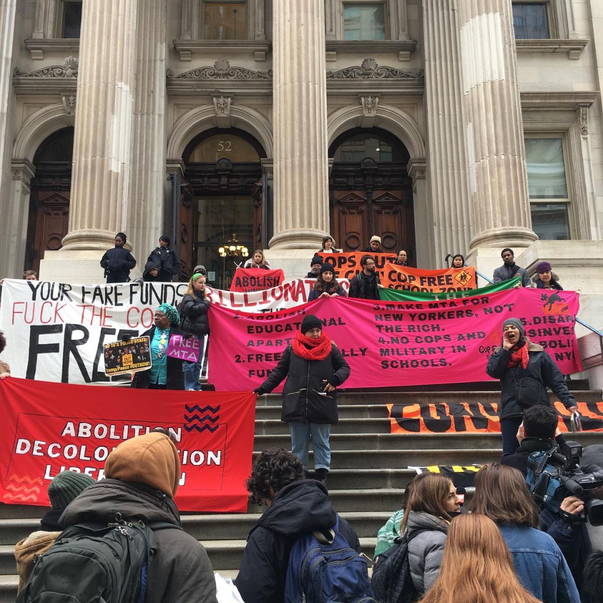cuny_free's tweet photo. Action Re-Cap! Free CUNY started 2020 STRONG! - https://t.co/IjOtaquOpq https://t.co/z7bsvQNmls