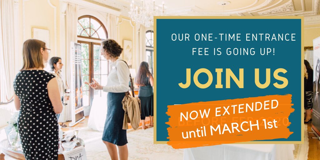 TOO GOOD TO END 
Our one-time entrance fee promotion is NOW EXTENDED, consider joining before MARCH 1st!
Learn more uwcvancouver.ca/membership-inf…